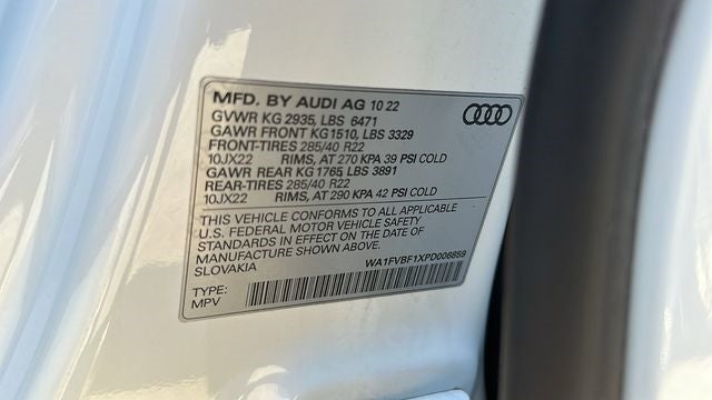 2023 Audi Q8 55 Prestige quattro